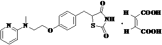 马来酸罗格列酮 图1