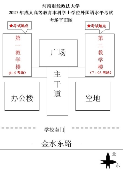 河南财经政法大学关于2025年成人高等教育本科生学士学位外语水平考试的通知 图2 ... ...