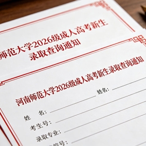 录取查询 | 河南师范大学2026级成人高考新生录取查询通知！